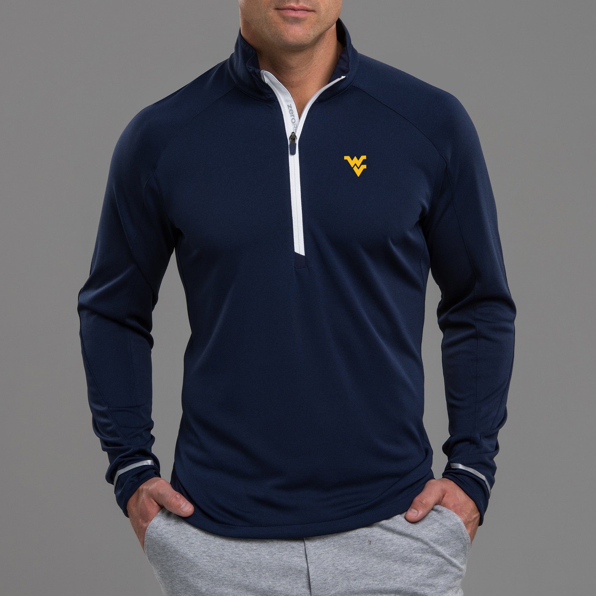 West Virginia University | Z425 1/4 Zip Pullover | Collegiate - Zero Restriction