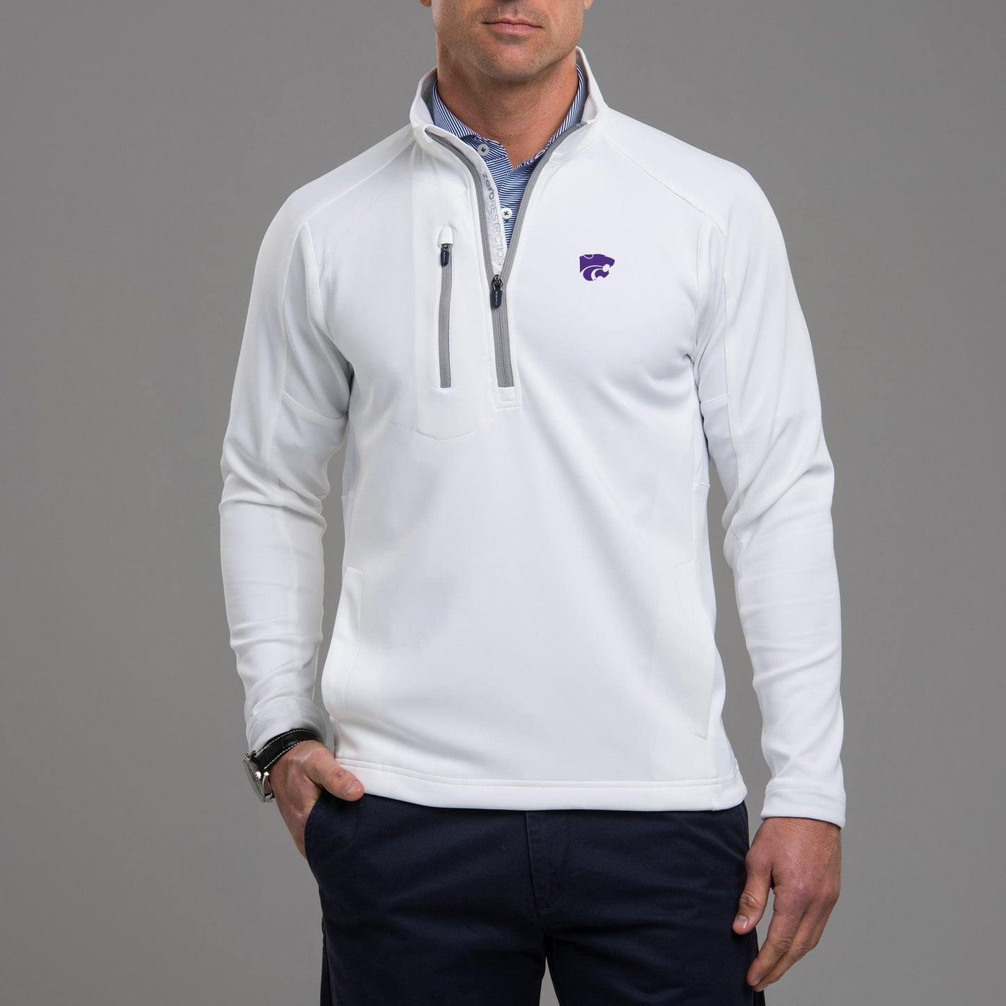 Kansas State University | Z500 1/4 Zip Pullover | Collegiate - Zero Restriction