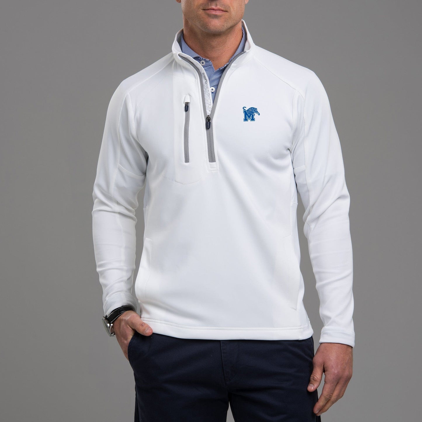 Memphis | Z500 1/4 Zip Pullover | Collegiate - Zero Restriction