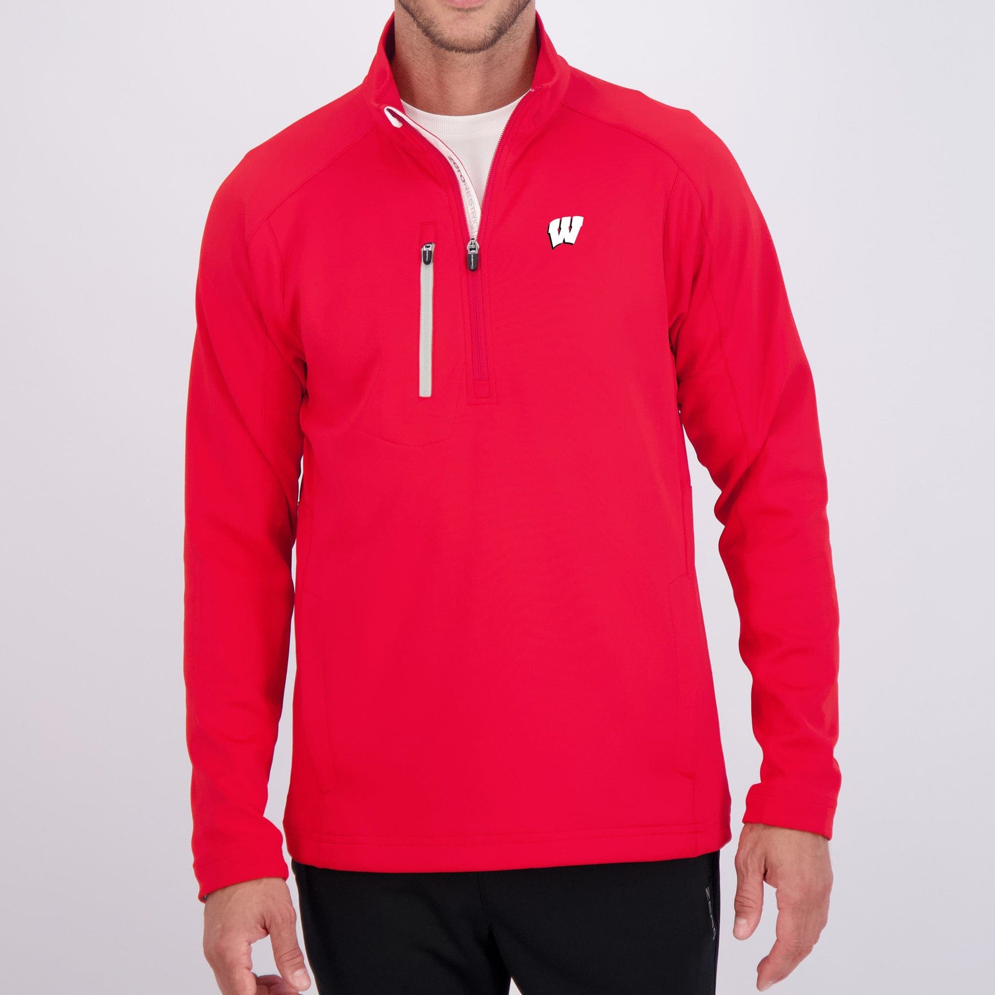 Wisconsin | Z500 1/4 ZIP | Collegiate - Zero Restriction