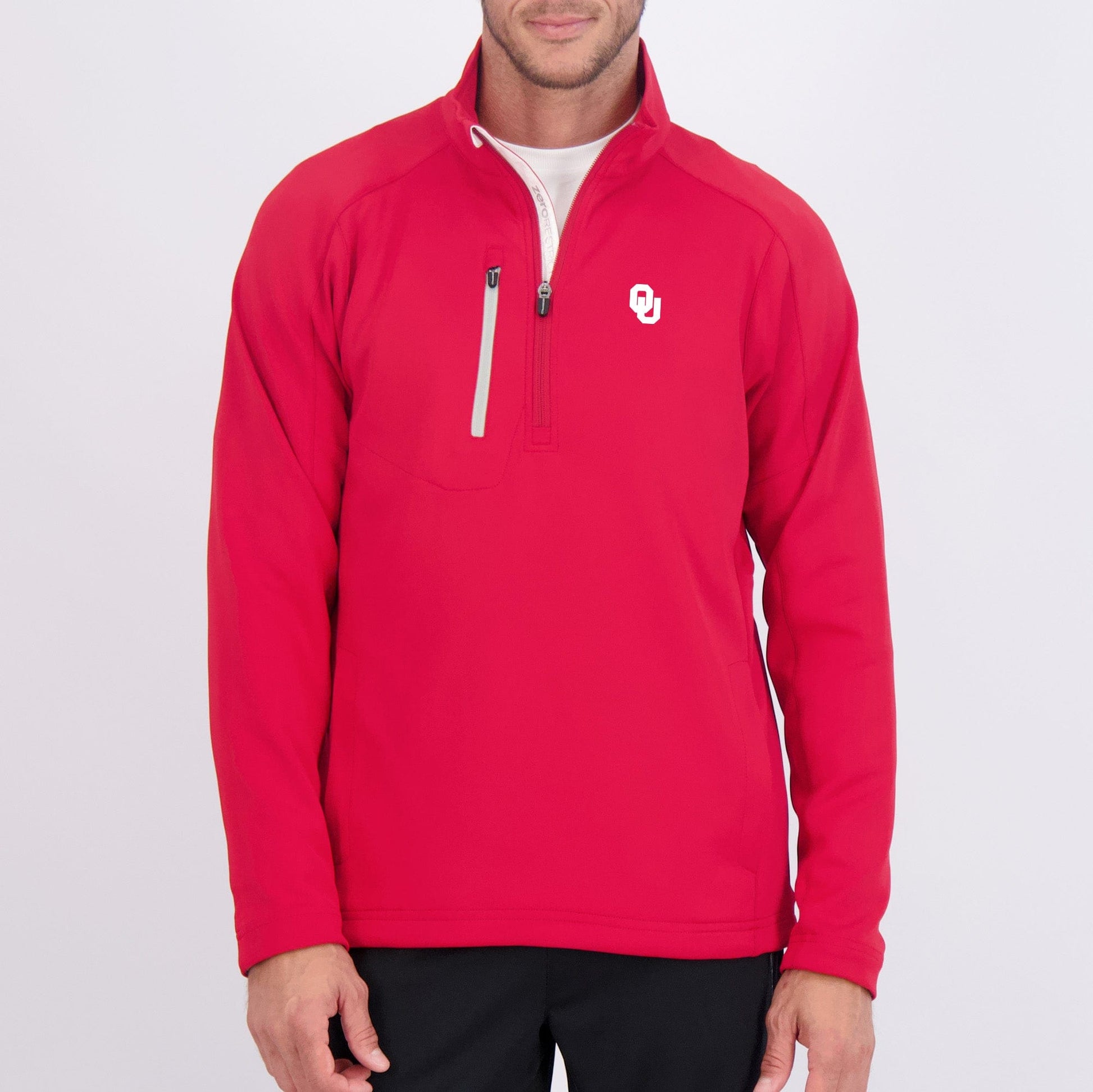 Oklahoma University | Z500 1/4 ZIP | Collegiate - Zero Restriction