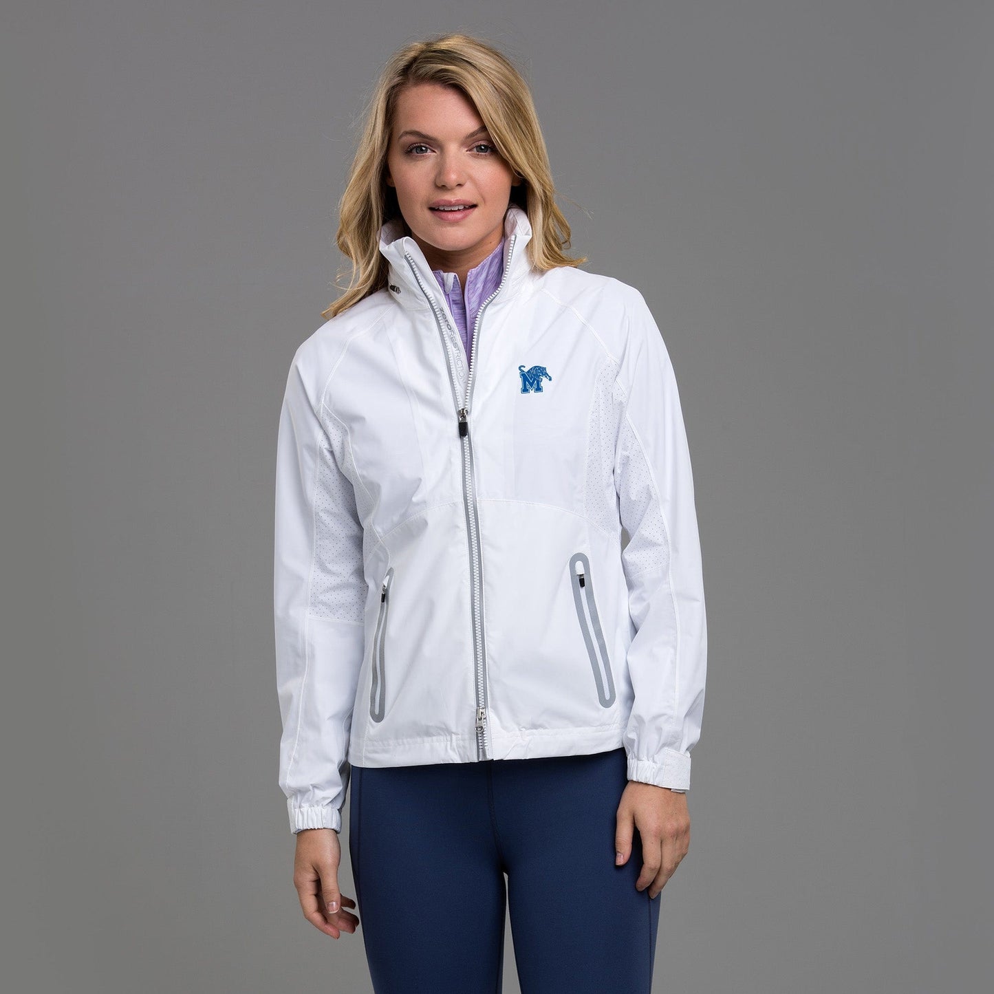 Memphis | Hooded Olivia Jacket | Collegiate - Zero Restriction