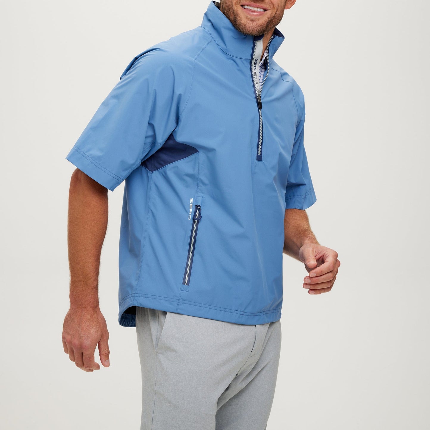 Power Torque 1/4 Zip Short Sleeve-Sale - Zero Restriction