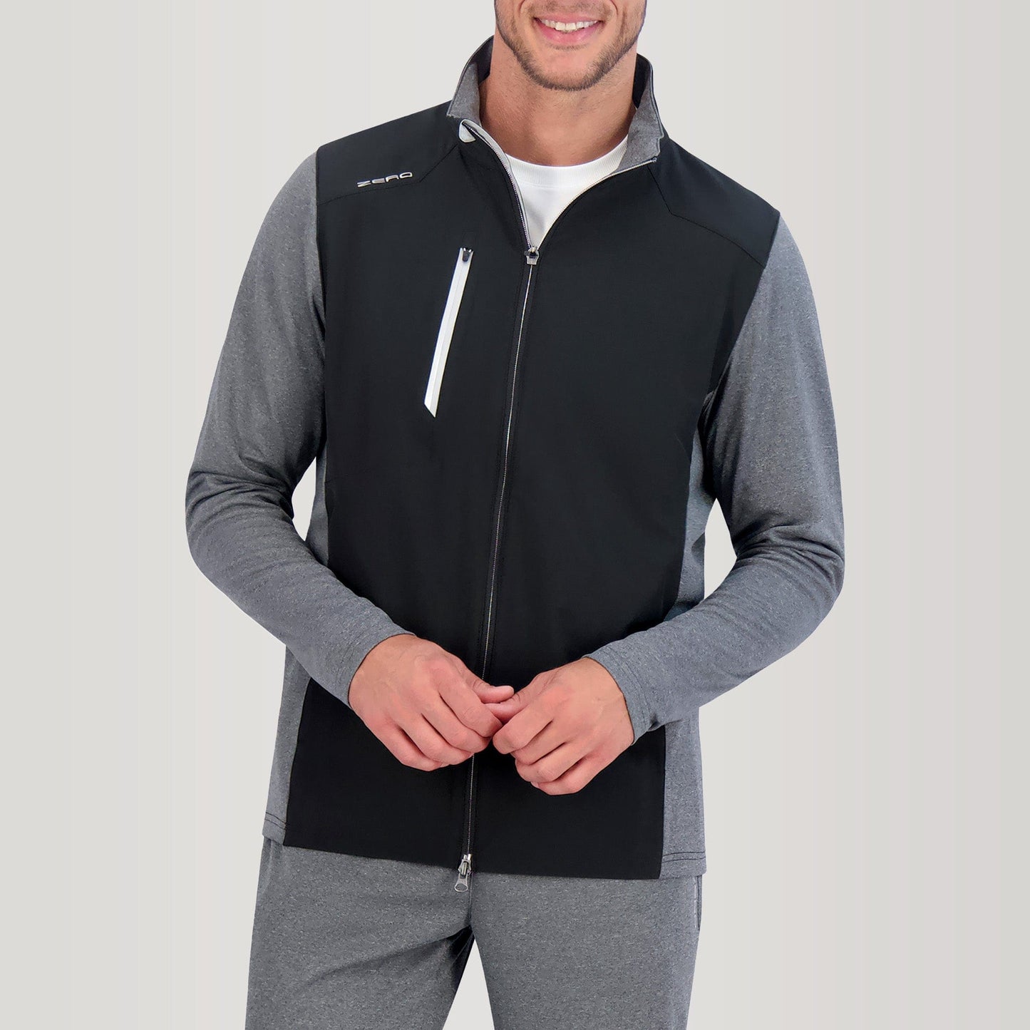 BLACK/CHARCOAL HEATHER