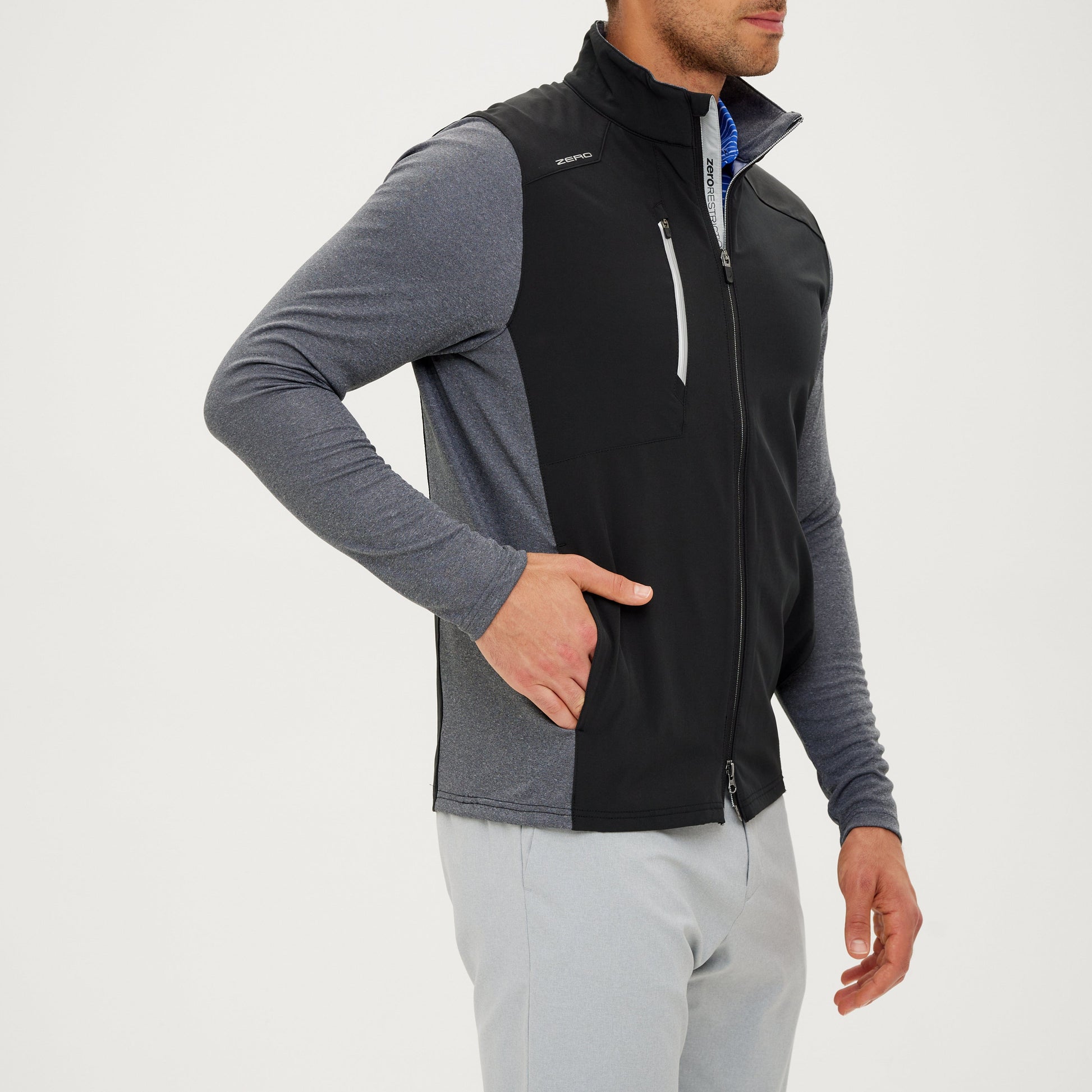 BLACK/CHARCOAL HEATHER
