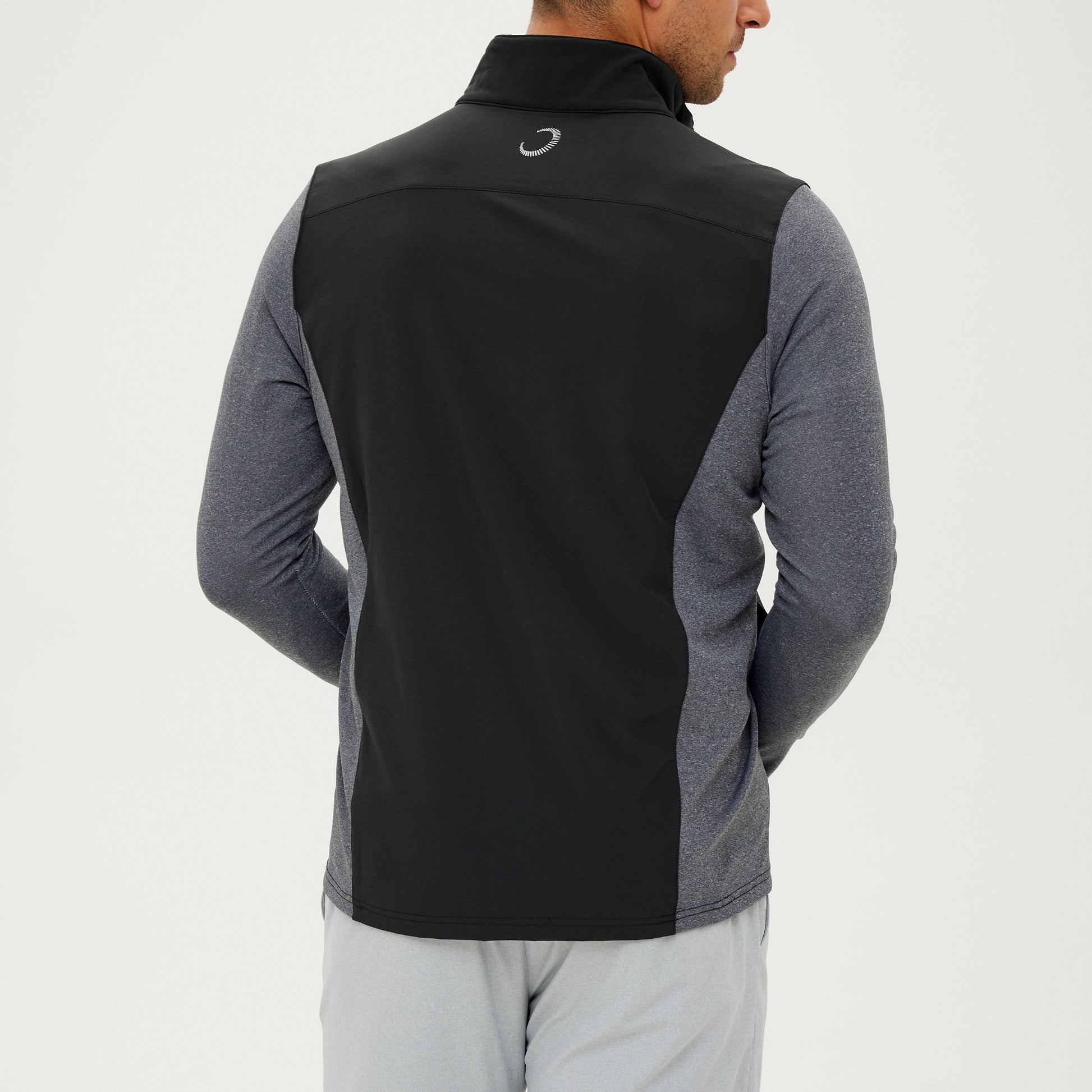 BLACK/CHARCOAL HEATHER