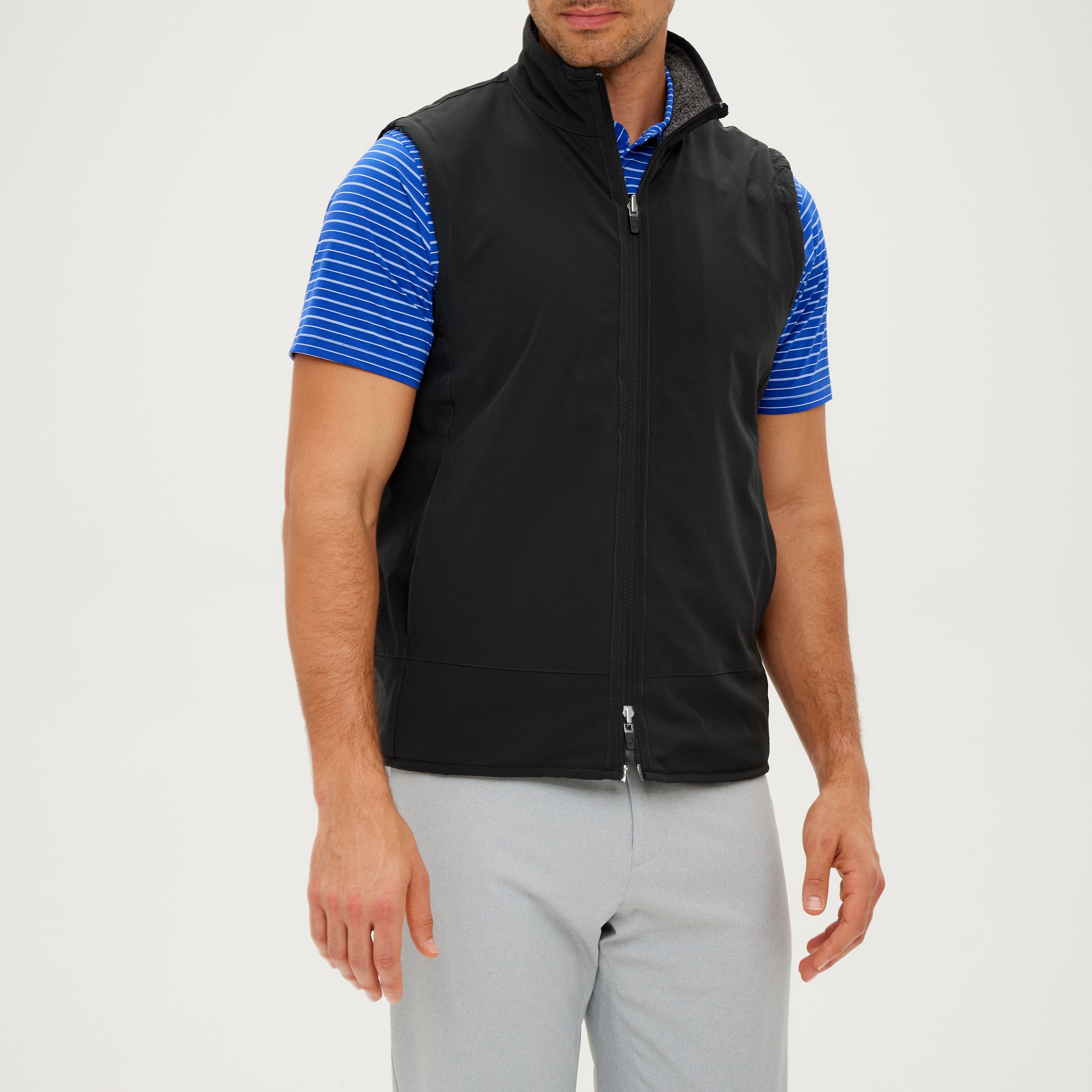 FLEECE REVERSIBLE VEST-SALE - Zero Restriction