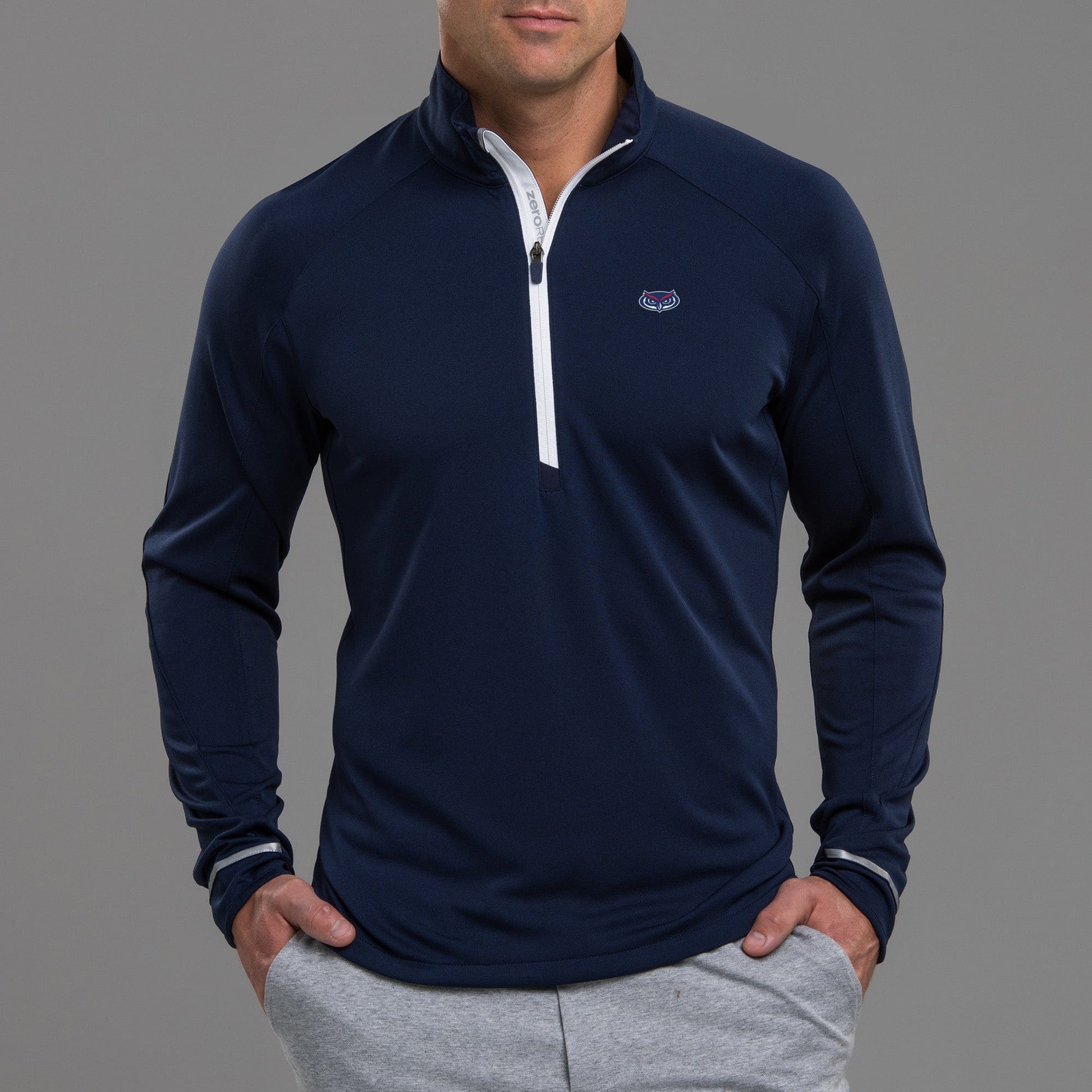 Florida Atlantic University | Z425 1/4 Zip Pullover | Collegiate - Zero Restriction