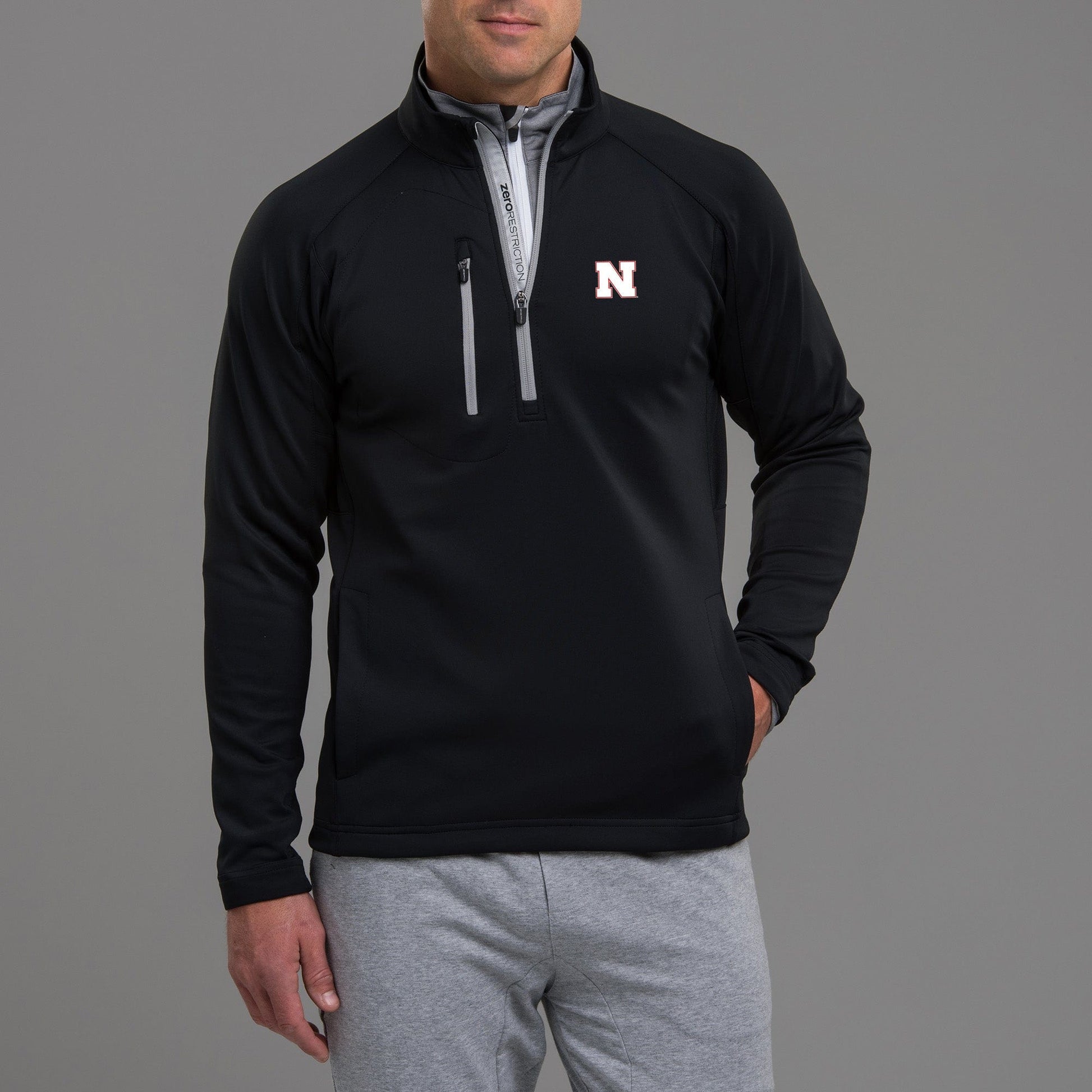 Nebraska | Z500 1/4 Zip Pullover | Collegiate - Zero Restriction