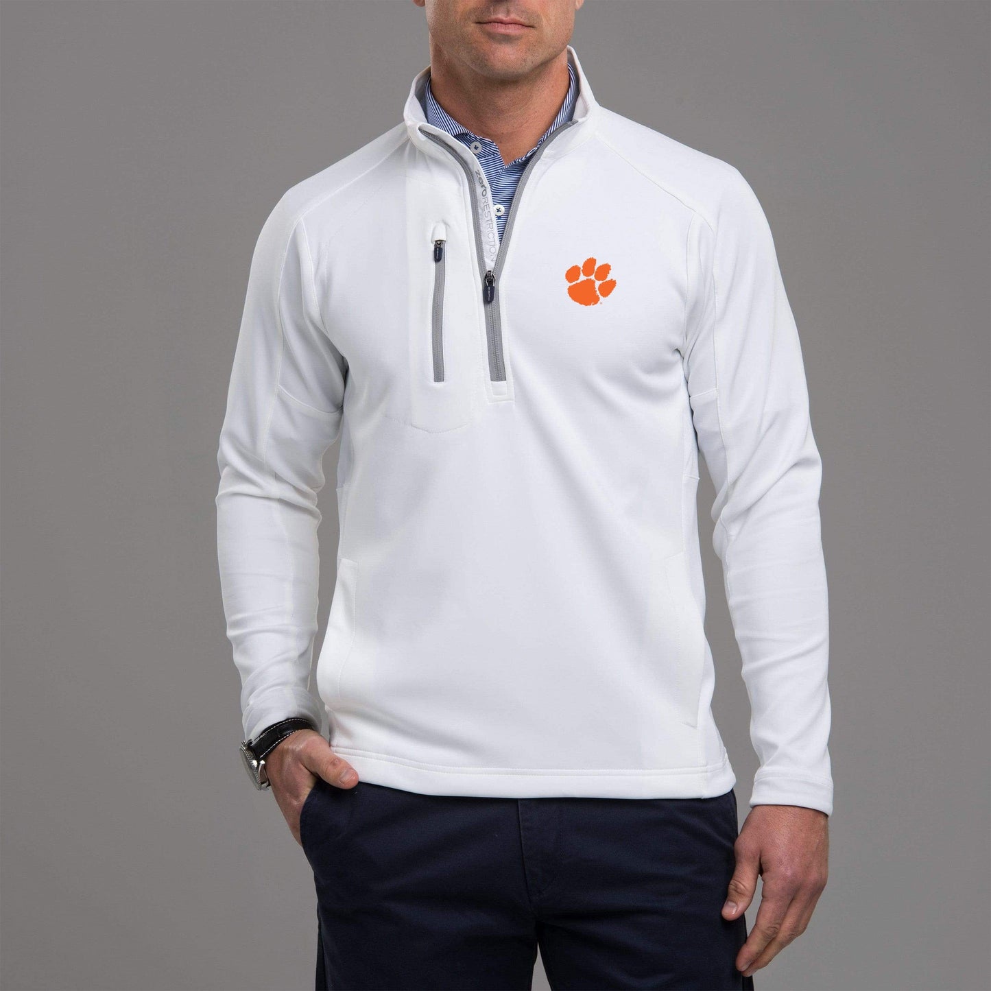 Clemson | Z500 1/4 Zip Pullover | Collegiate - Zero Restriction