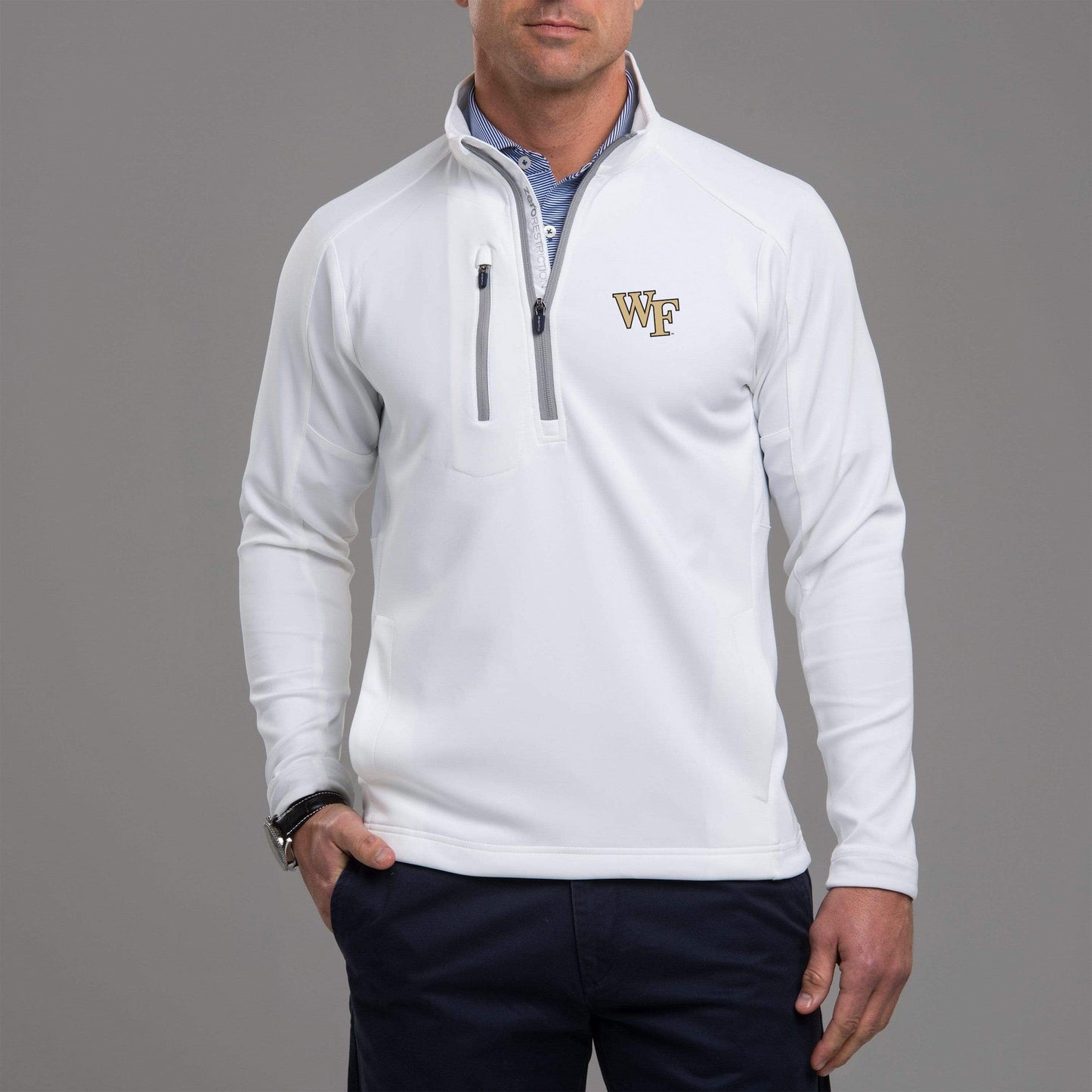 Wake Forest | Z500 1/4 Zip Pullover | Collegiate - Zero Restriction