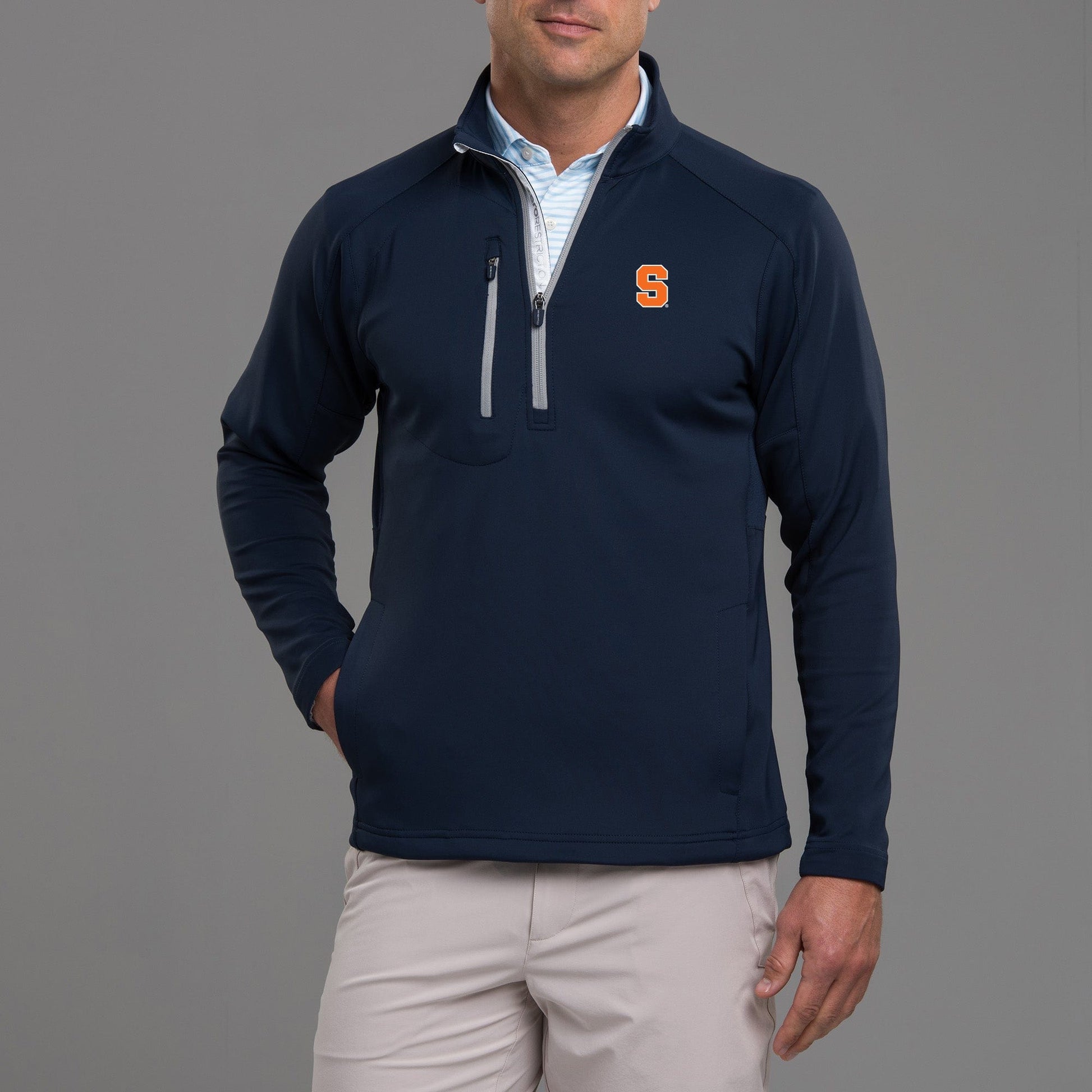 Syracuse | Z500 1/4 Zip Pullover | Collegiate - Zero Restriction