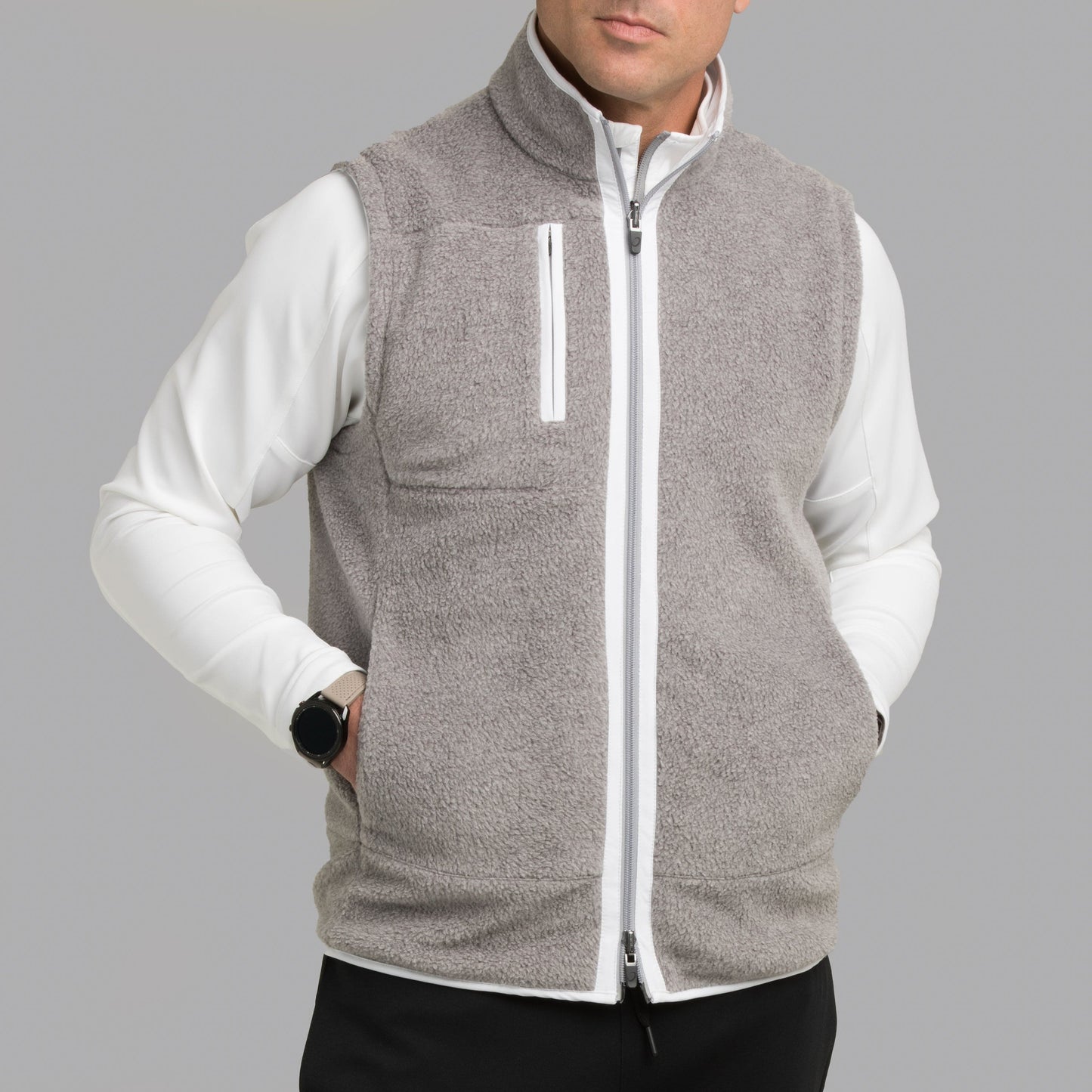 FLEECE REVERSIBLE VEST - Sale