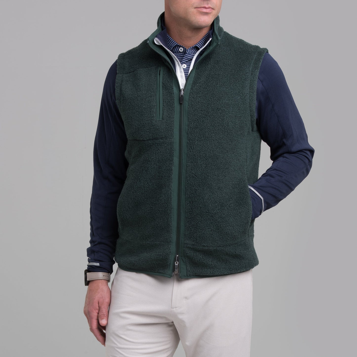 FLEECE REVERSIBLE VEST - Sale